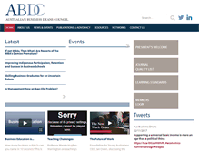 Tablet Screenshot of abdc.edu.au